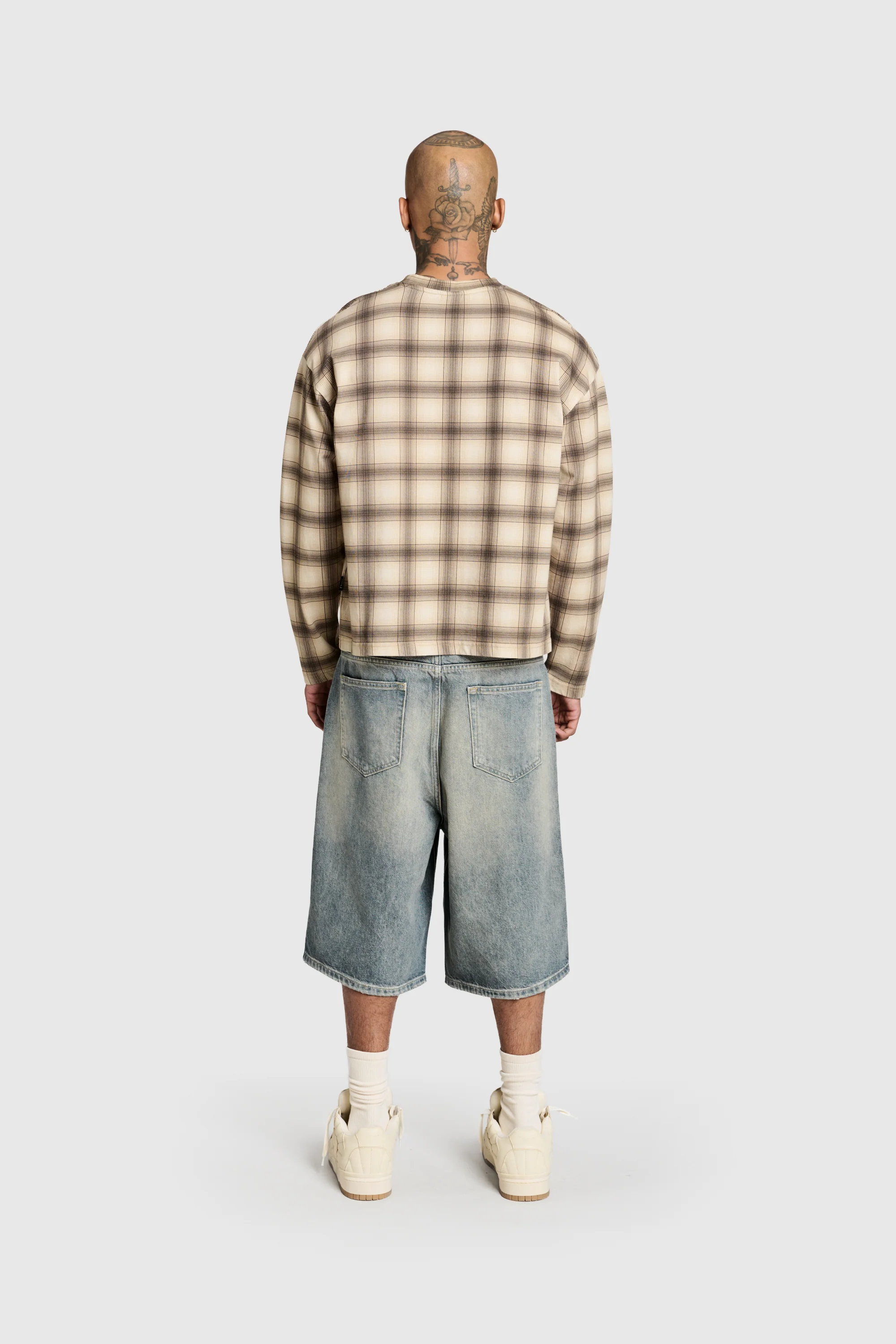 Distressed Denim Shorts - Image 3