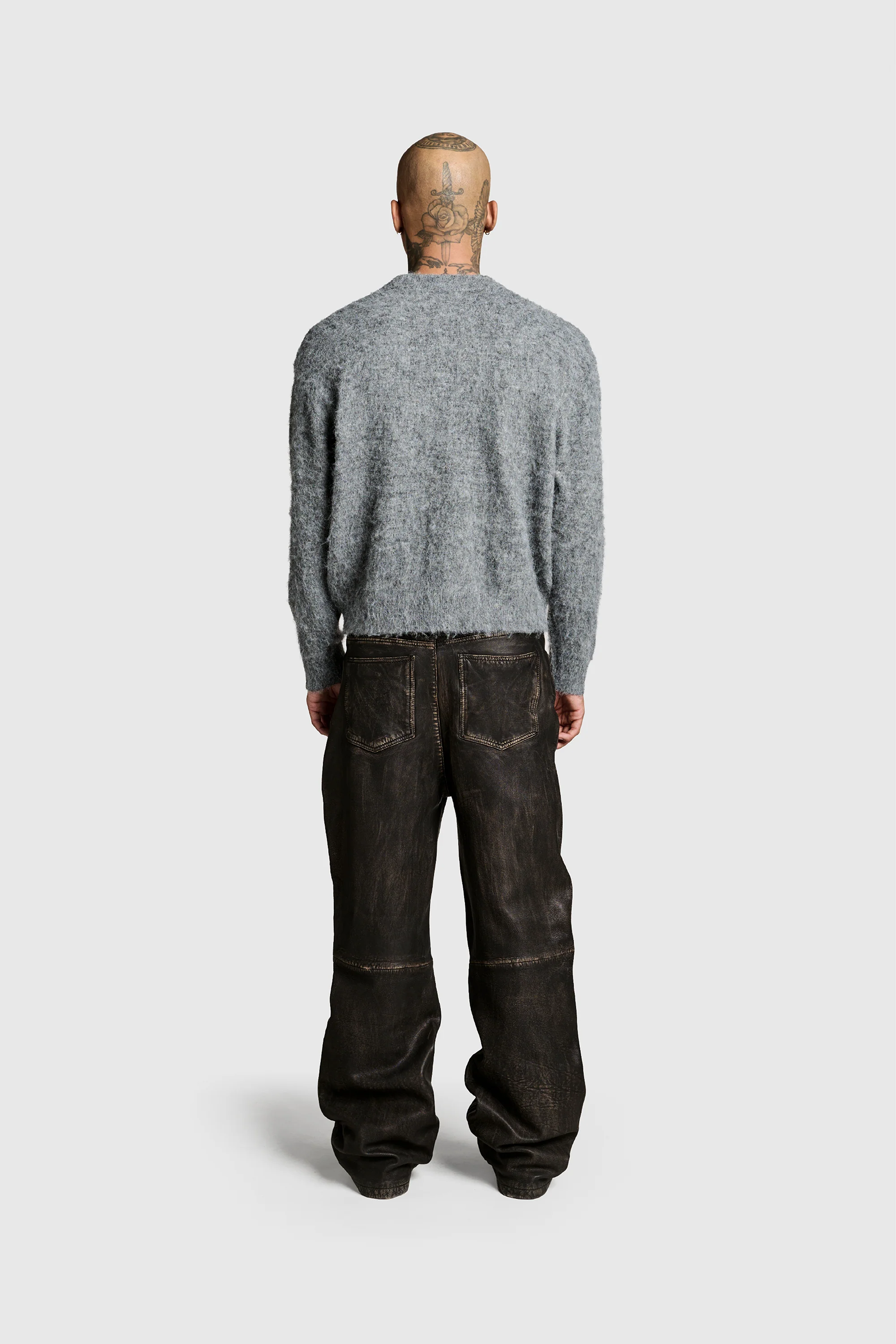 Faded Leather Pants - Image 3