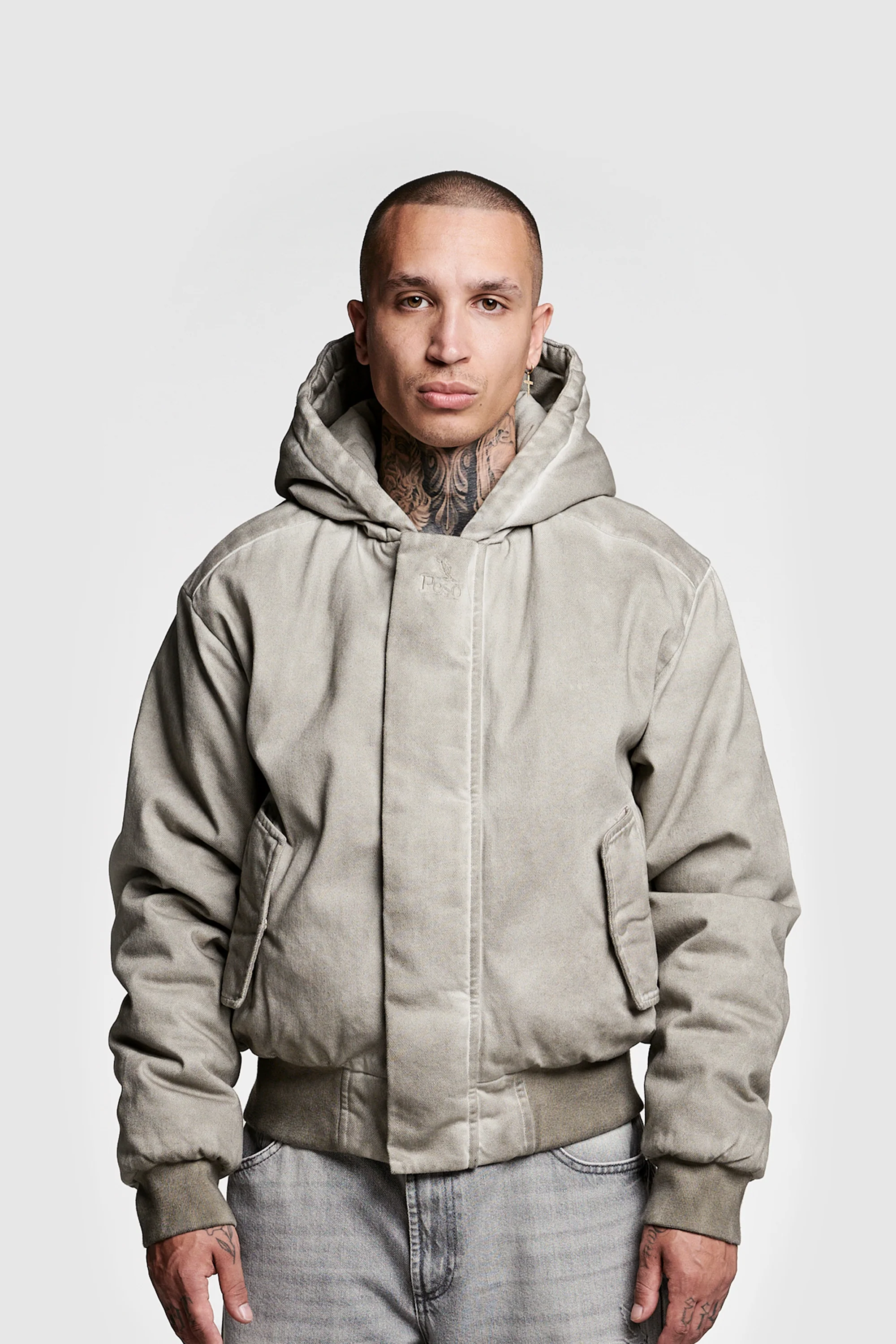 Oil Washed Cotton Puffer - Image 5