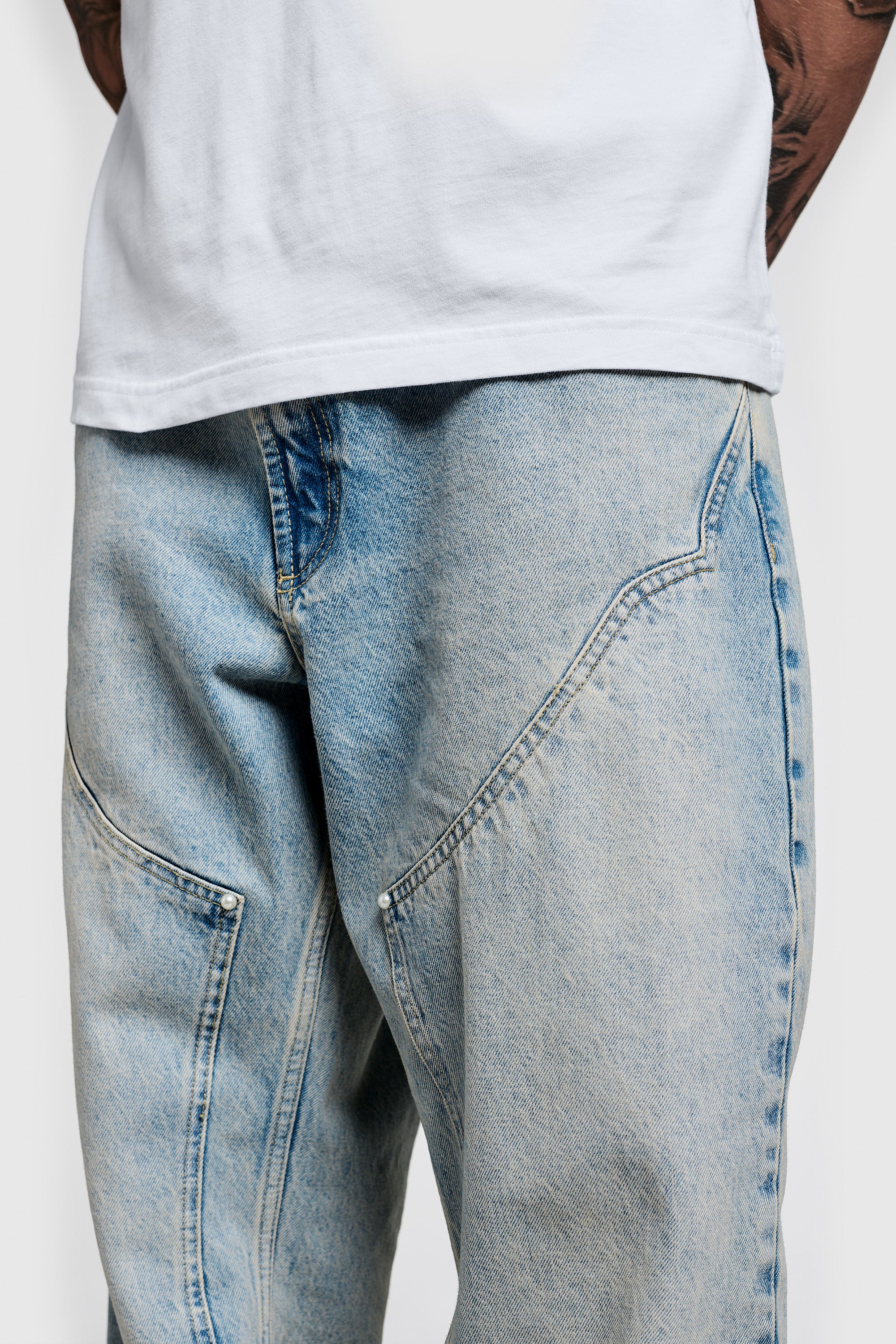 Pearl Rivet Denim - Image 6