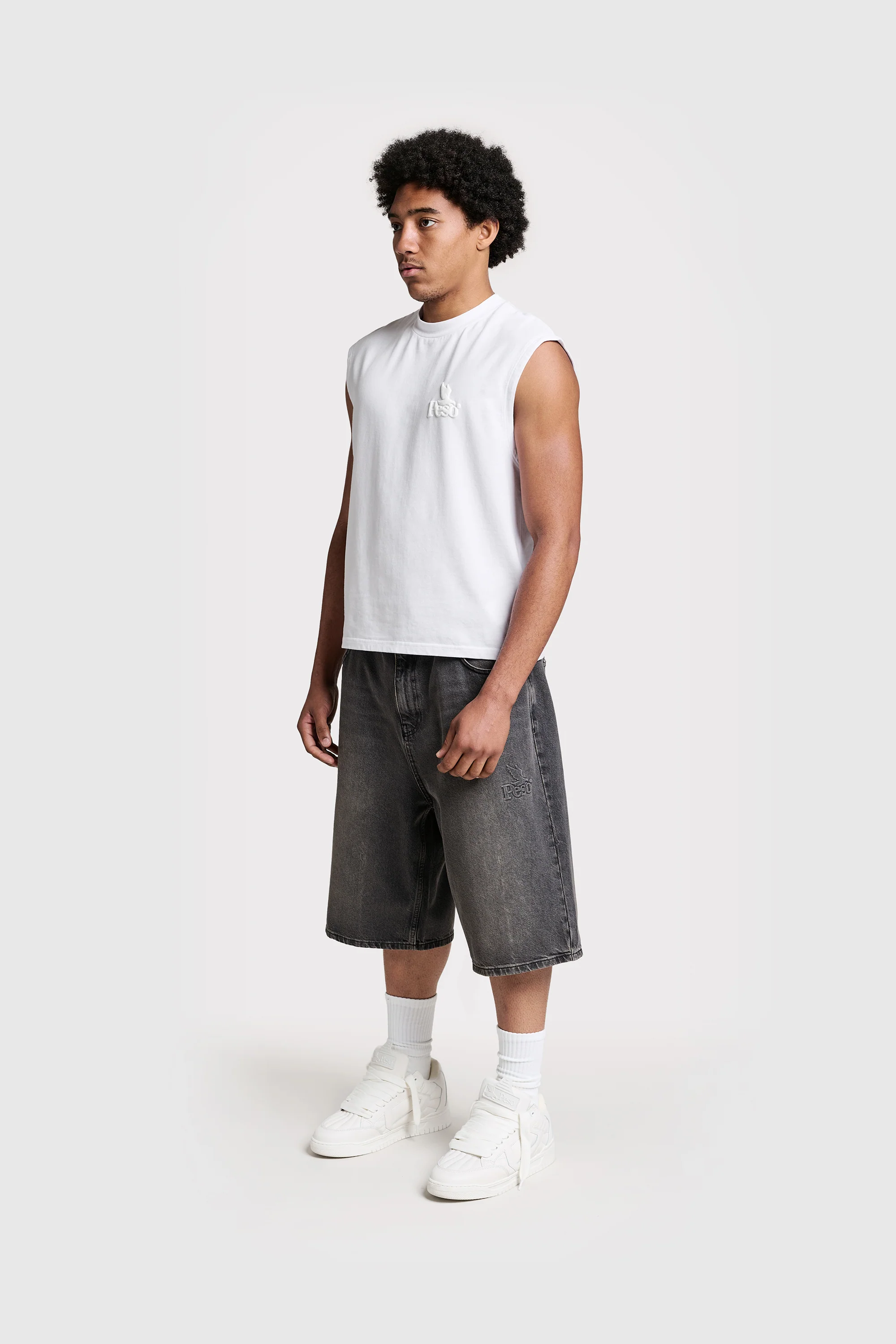 Logo Raws Denim Shorts - Image 2