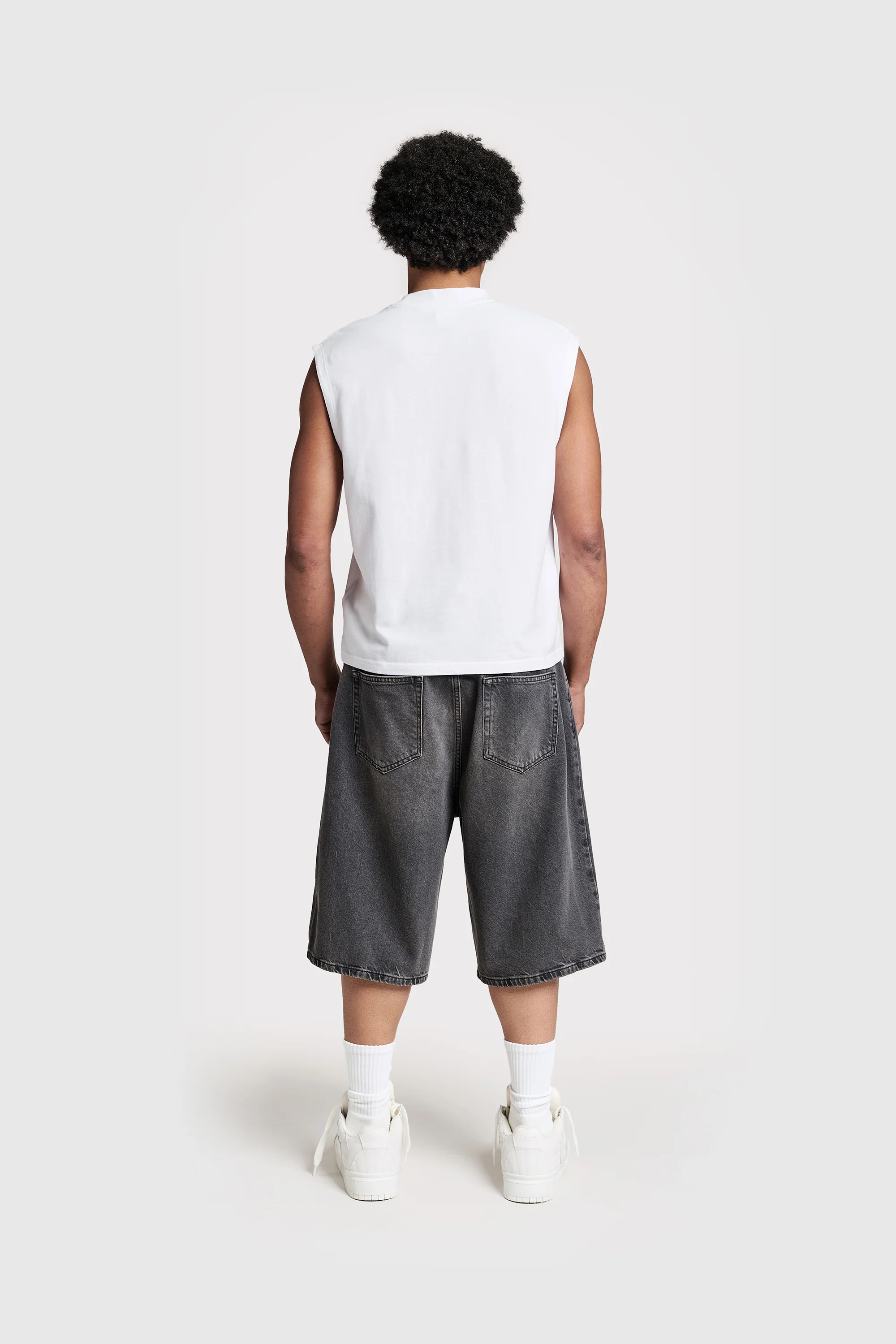 Logo Raws Denim Shorts - Image 3