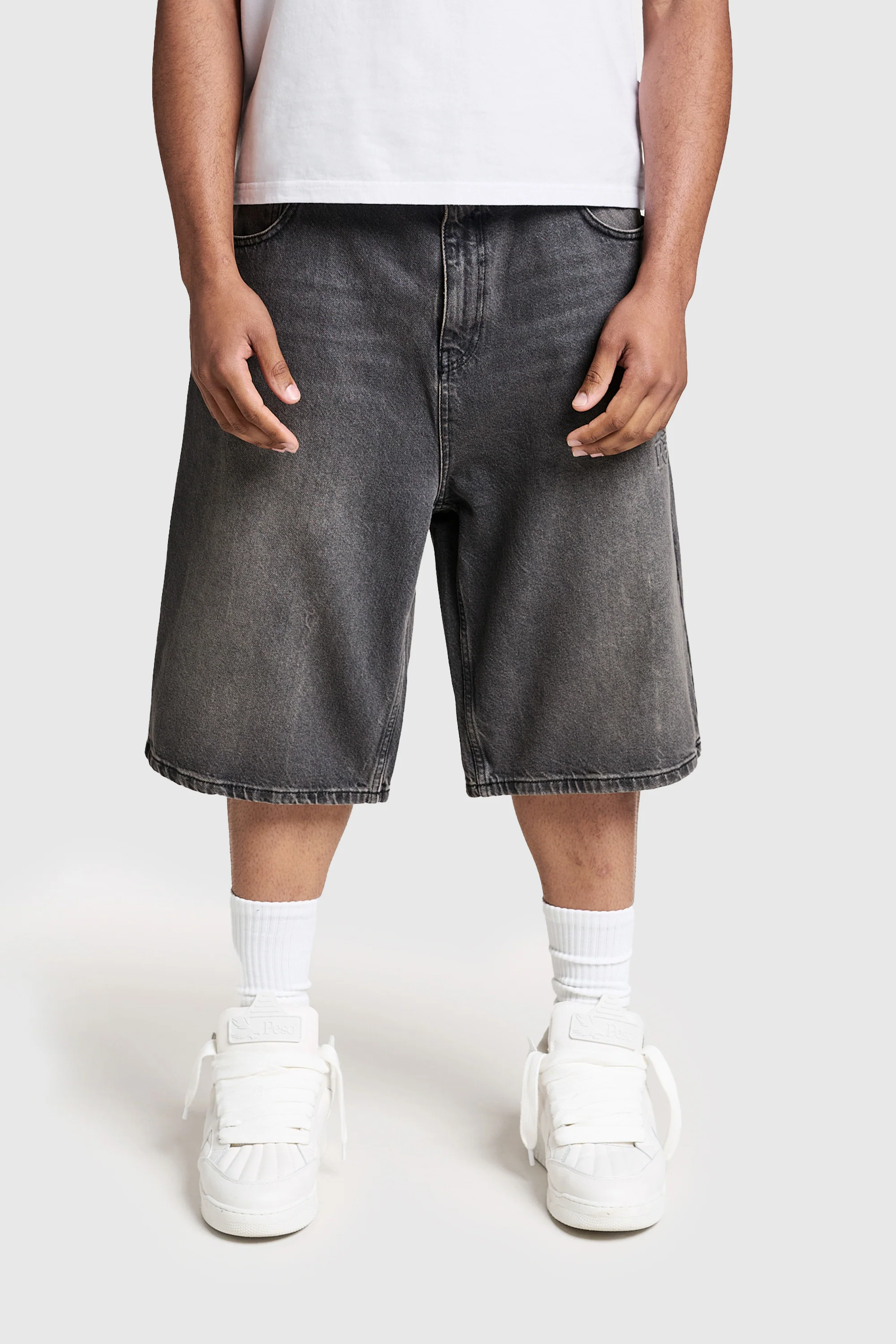 Logo Raws Denim Shorts - Image 5