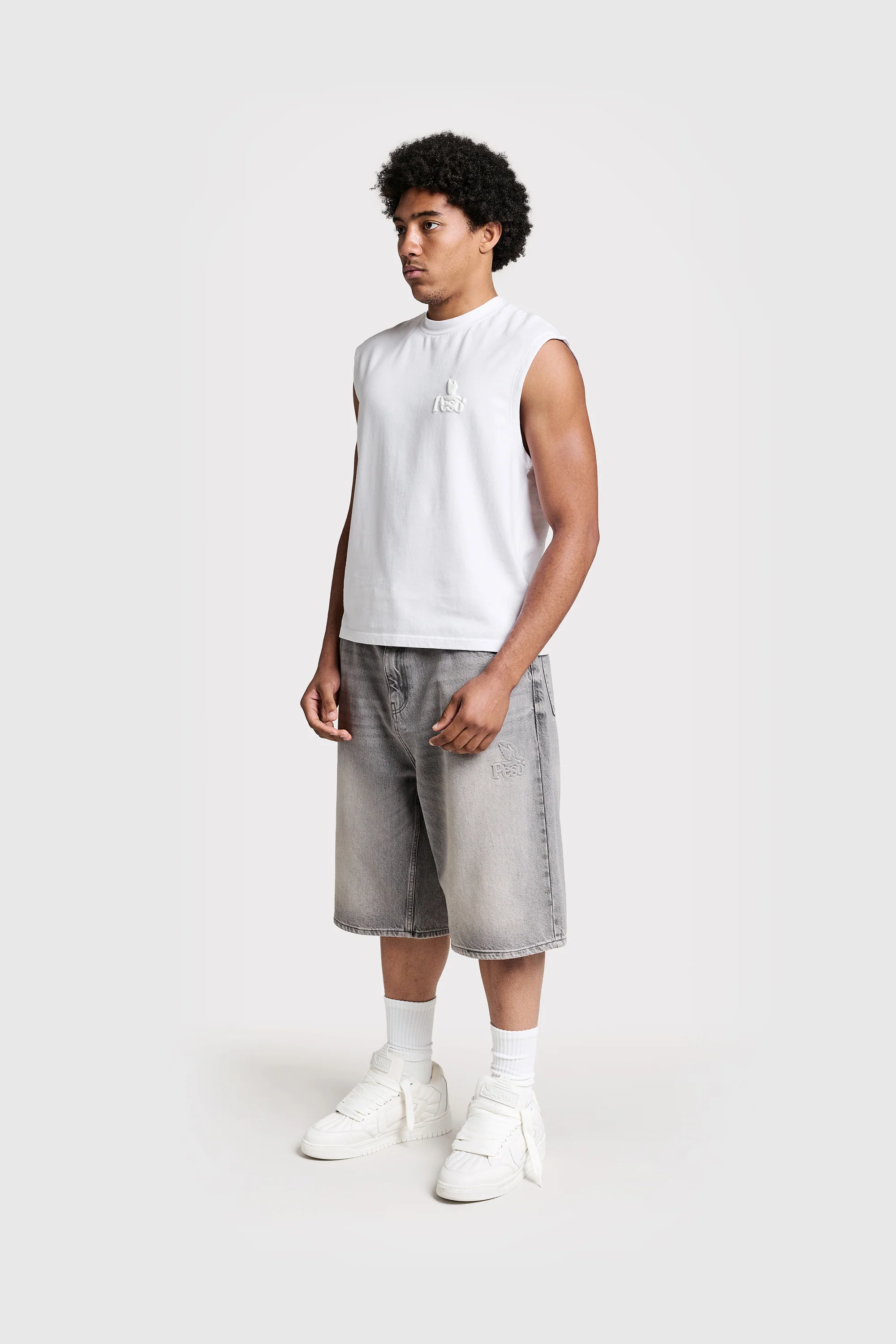 Logo Raws Denim Shorts - Image 2