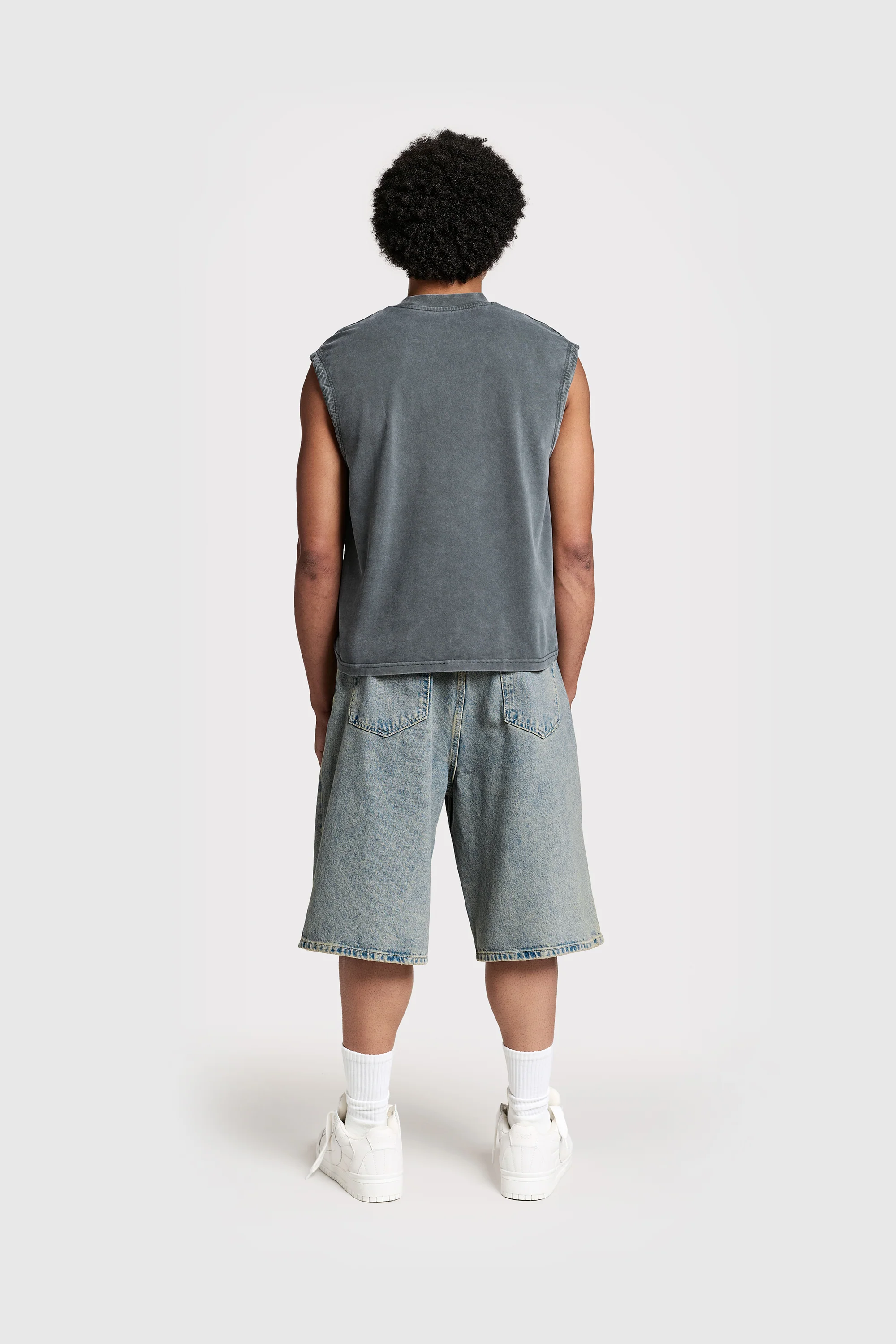 Logo Raws Denim Shorts - Image 3