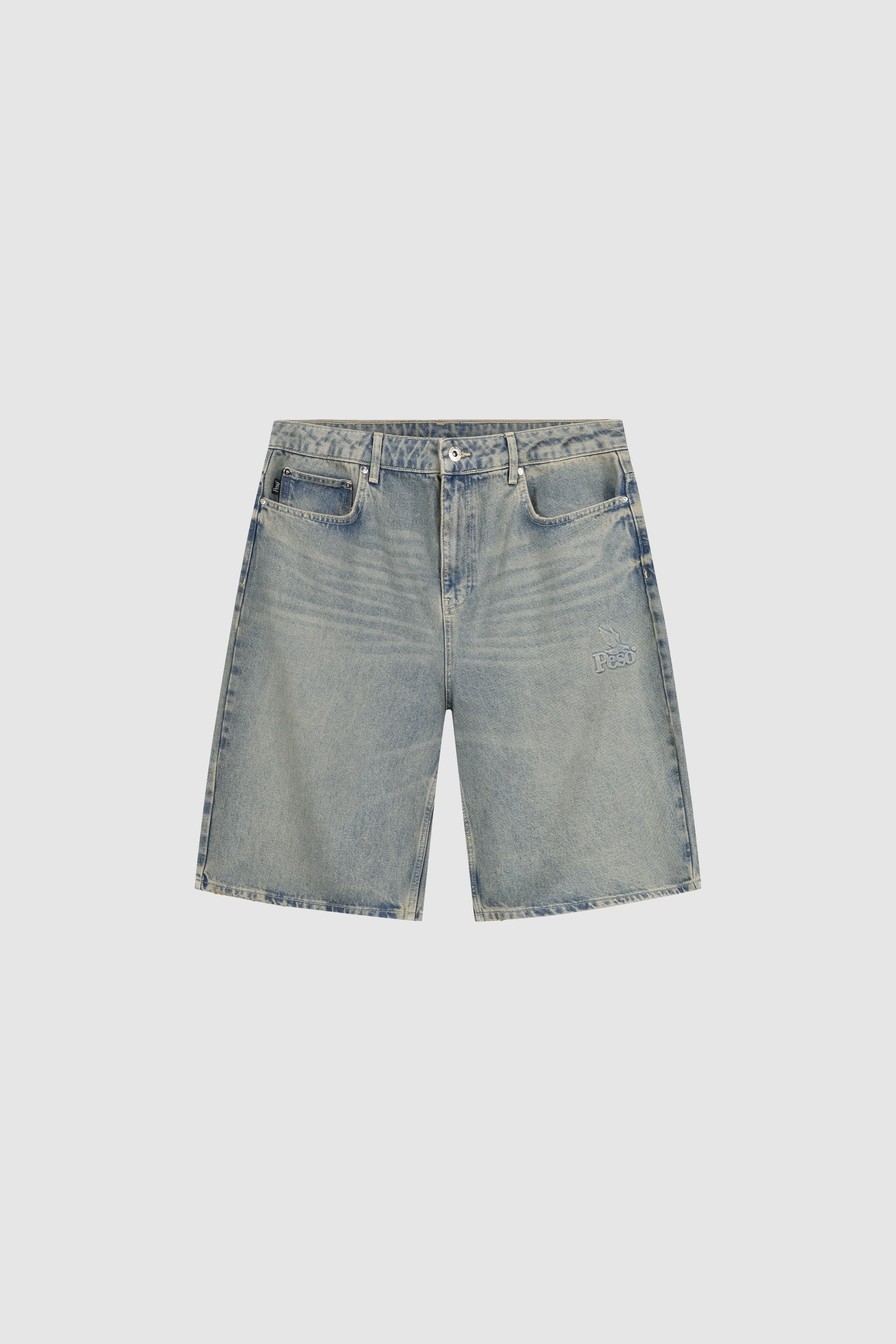 Logo Raws Denim Shorts - Image 8