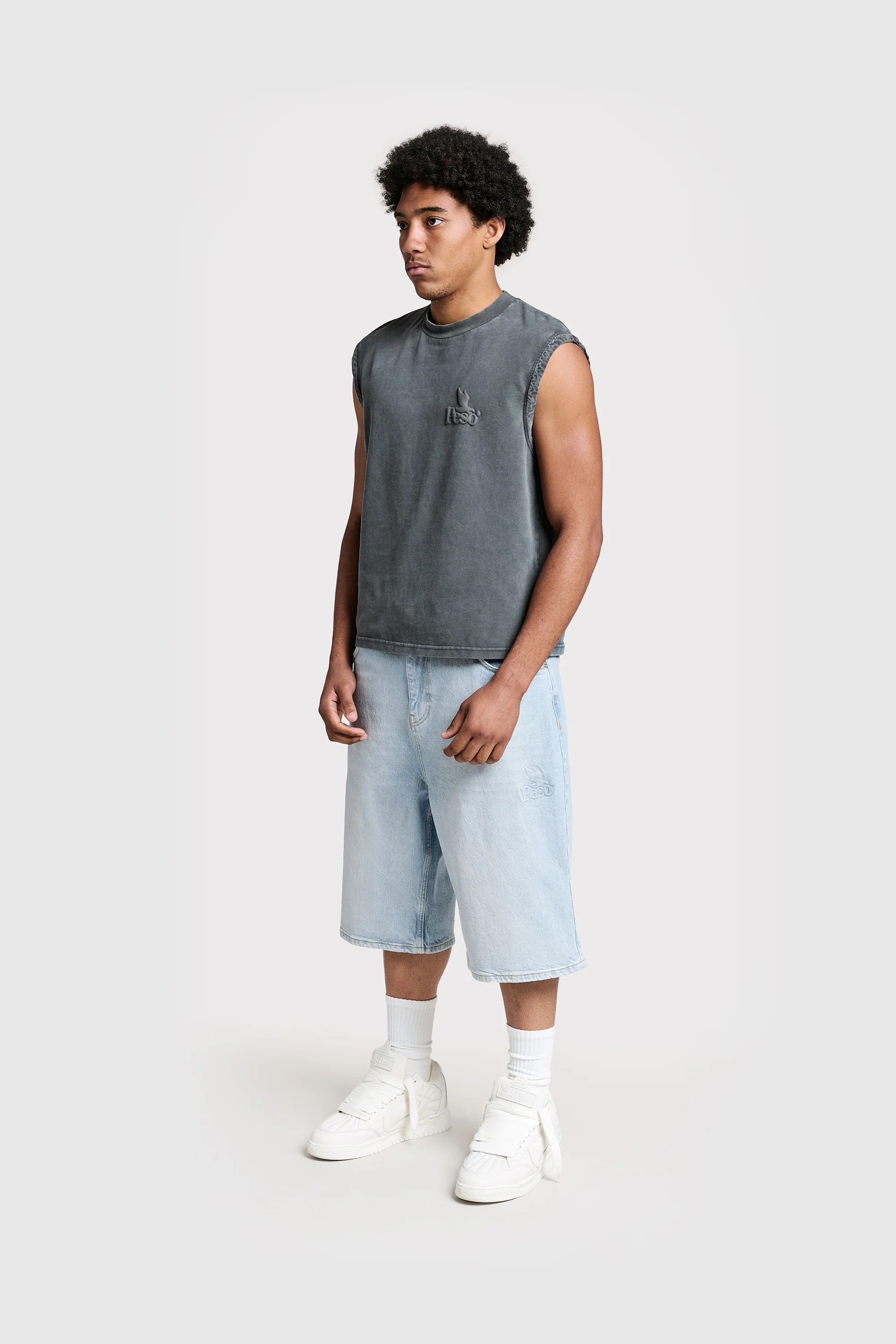 Logo Raws Denim Shorts - Image 2