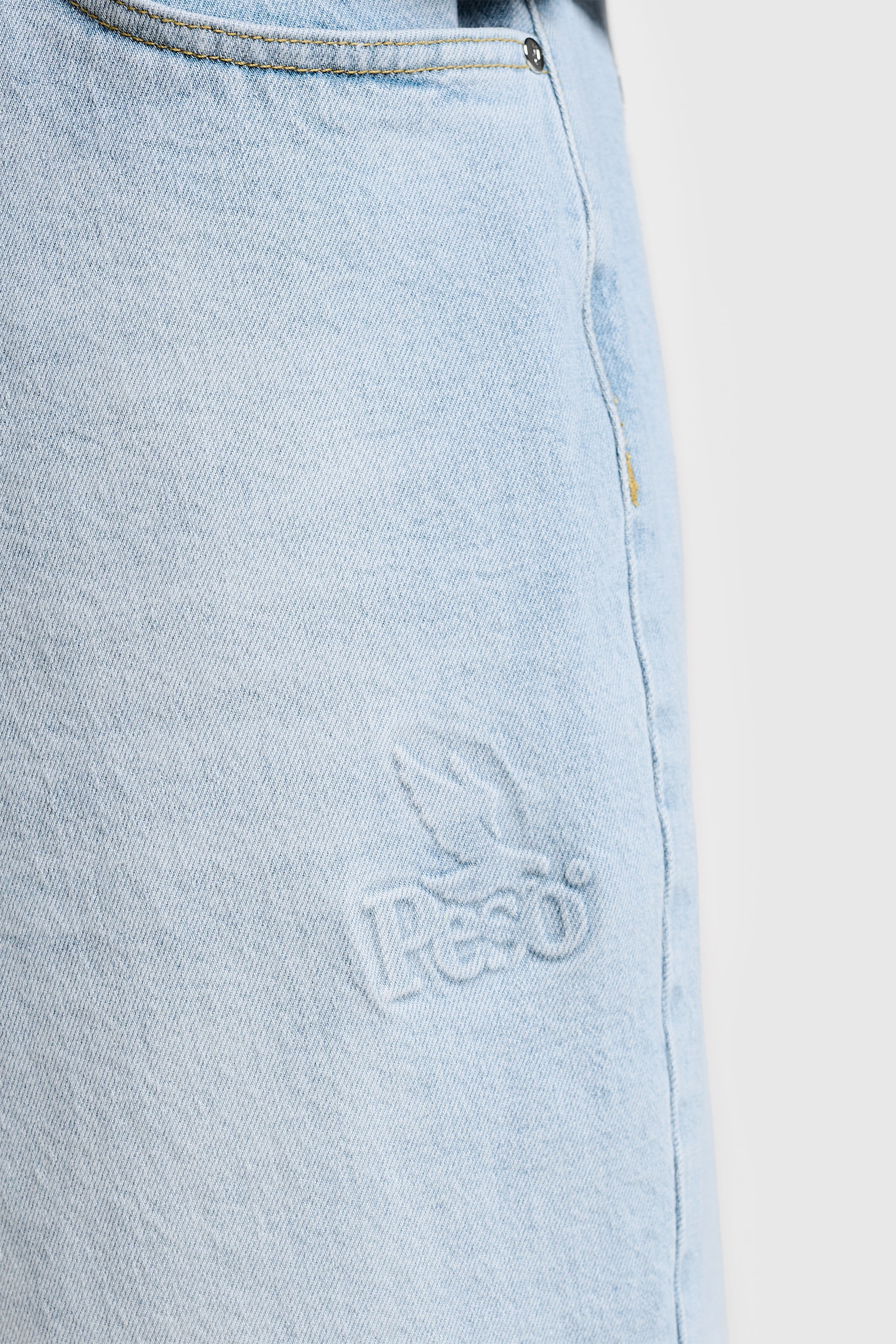Logo Raws Denim Shorts - Image 6