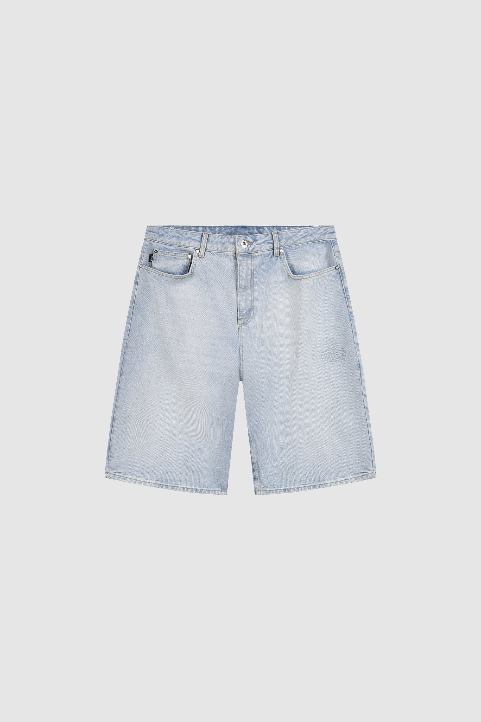 Logo Raws Denim Shorts - Image 8