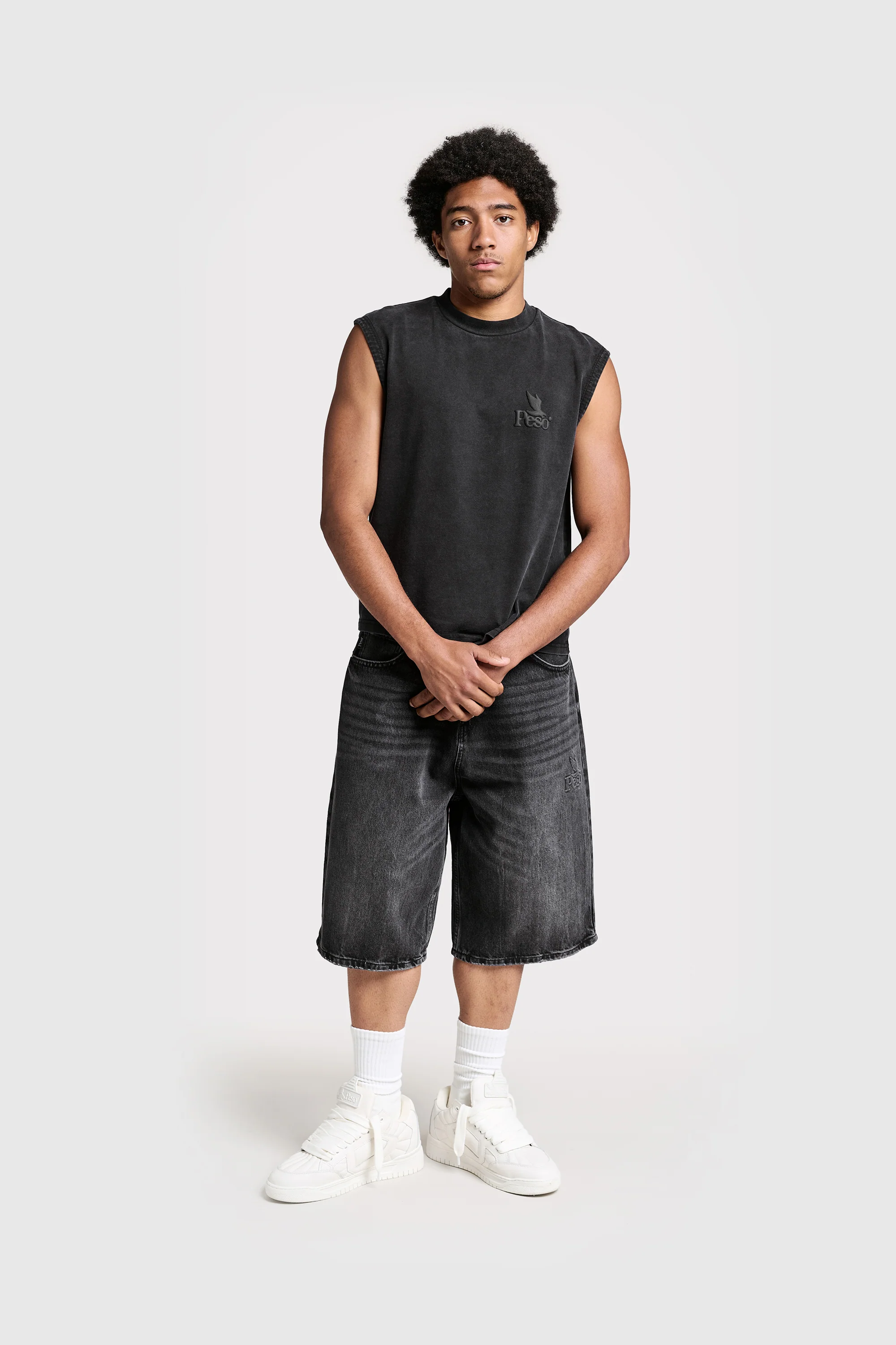 Logo Raws Denim Shorts - Image 4