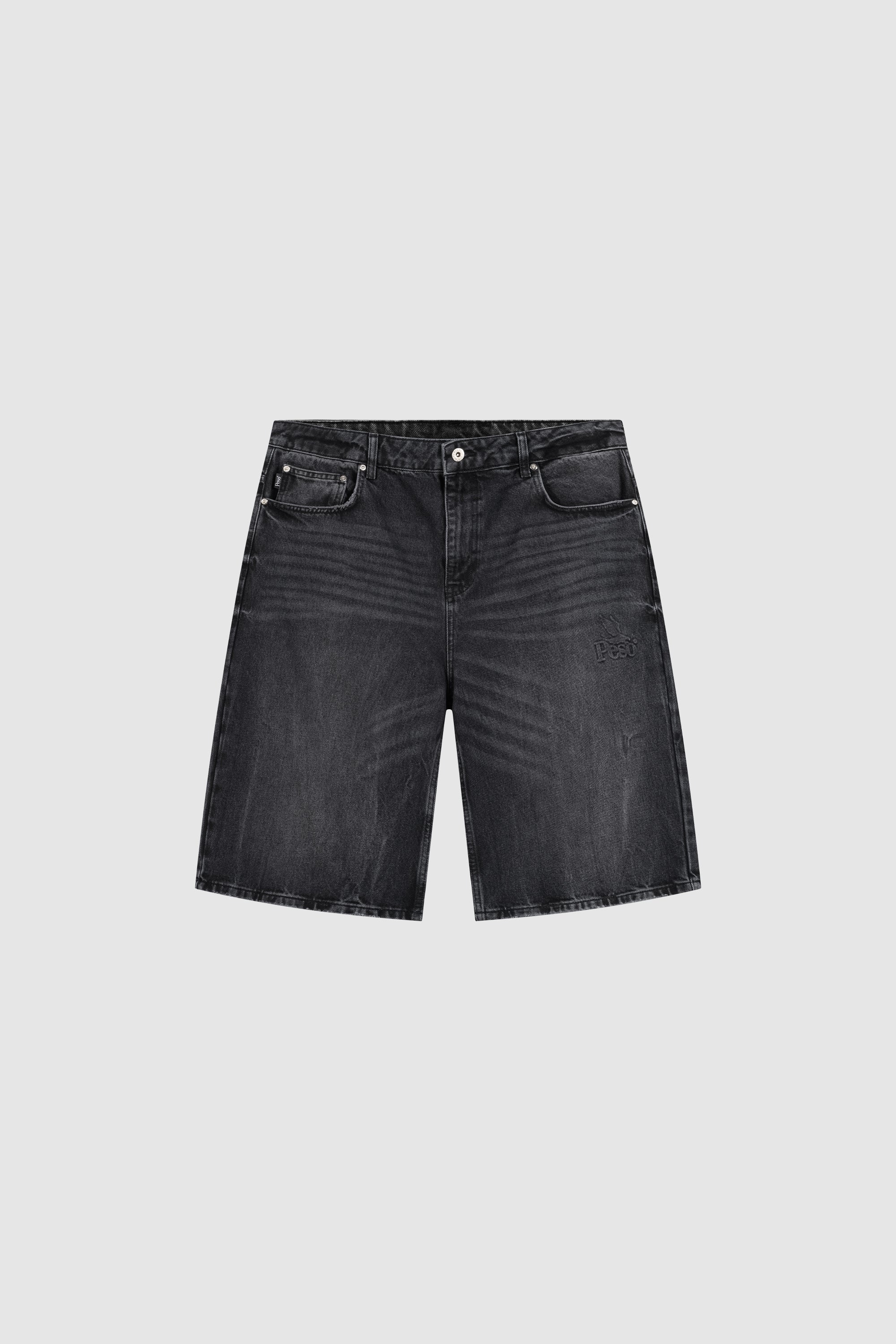 Logo Raws Denim Shorts - Image 8