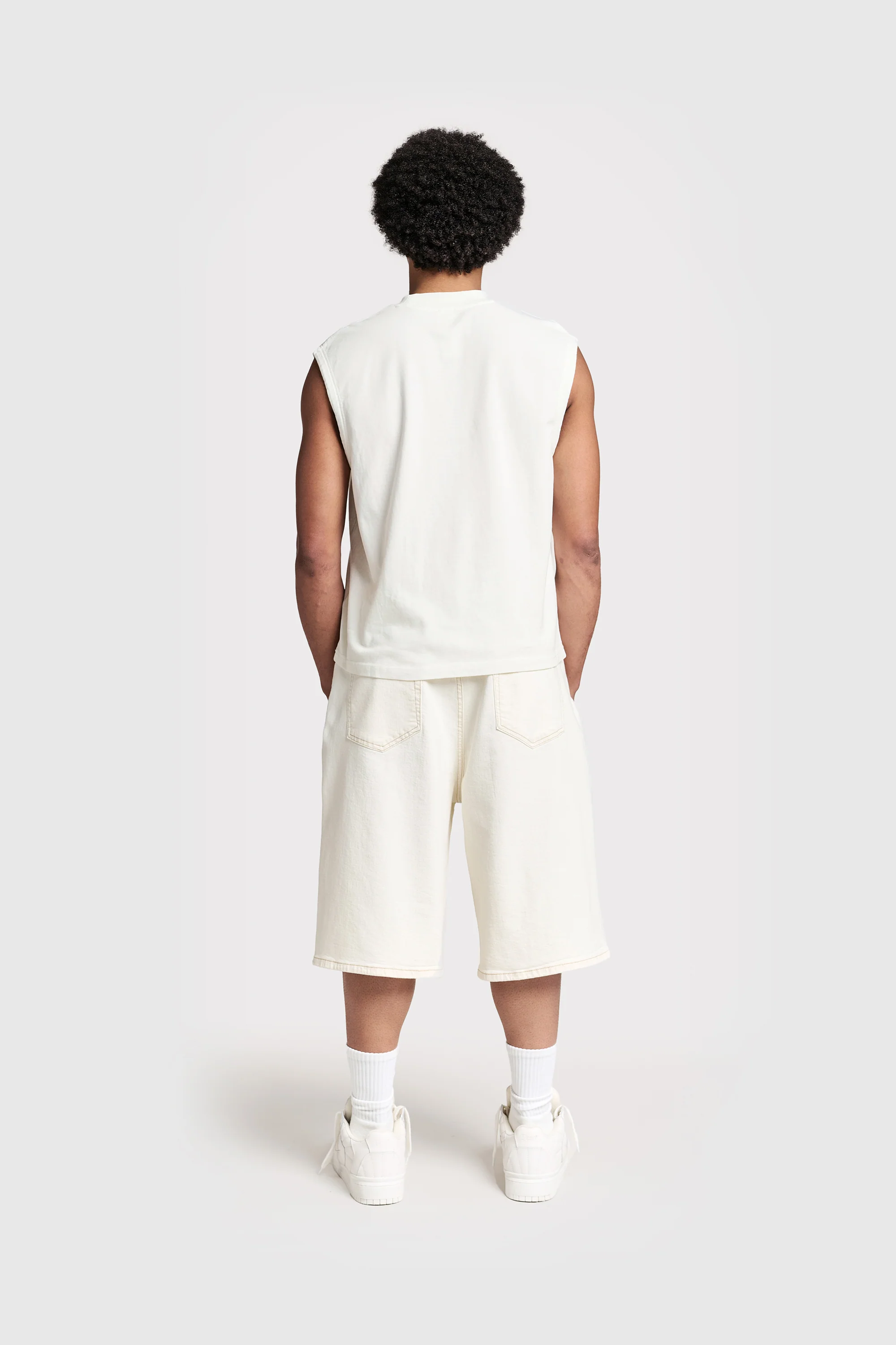 Logo Raws Denim Shorts - Image 3