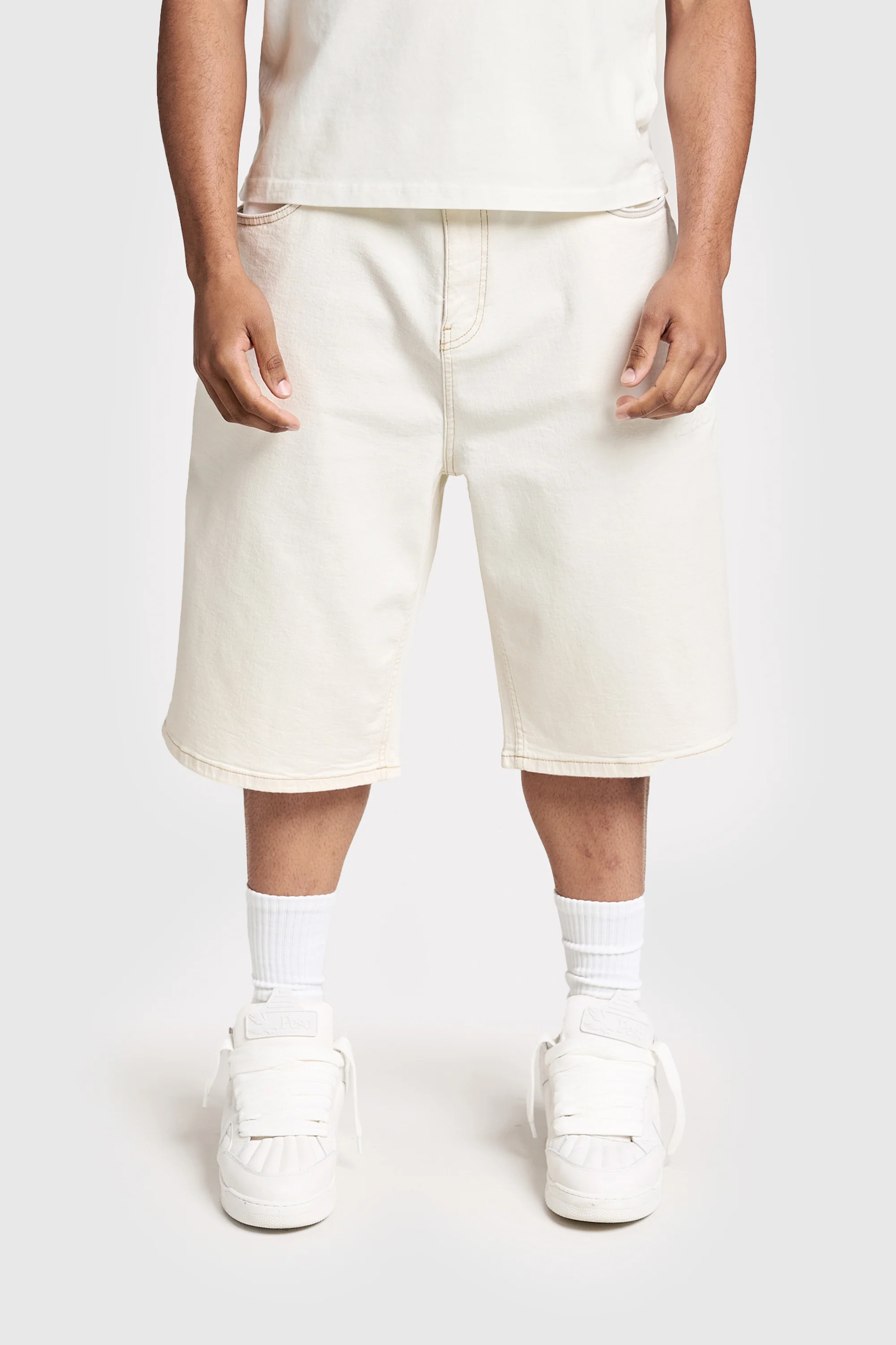Logo Raws Denim Shorts - Image 5