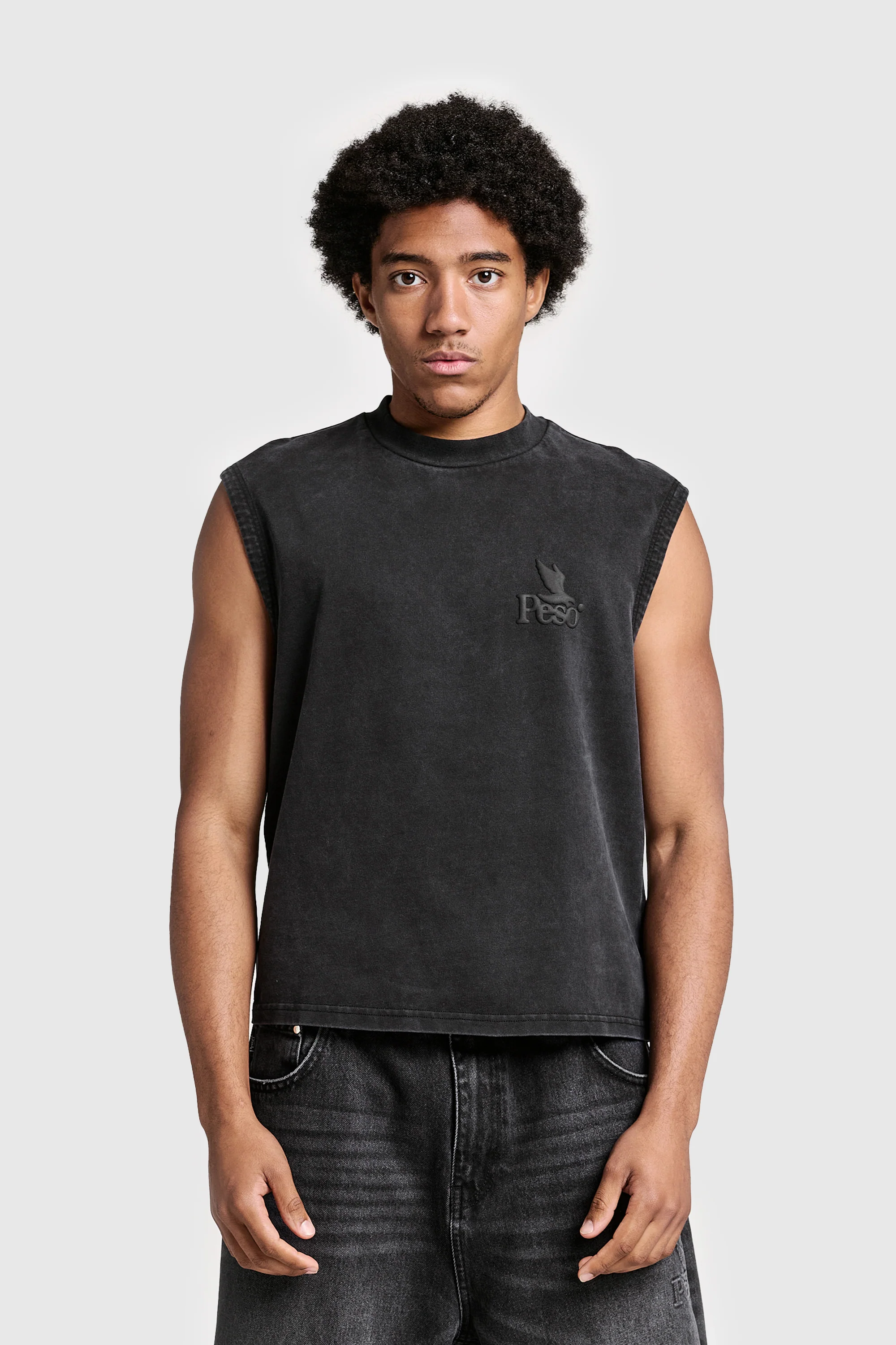 Logo Raws Sleeveless Tee - Image 5