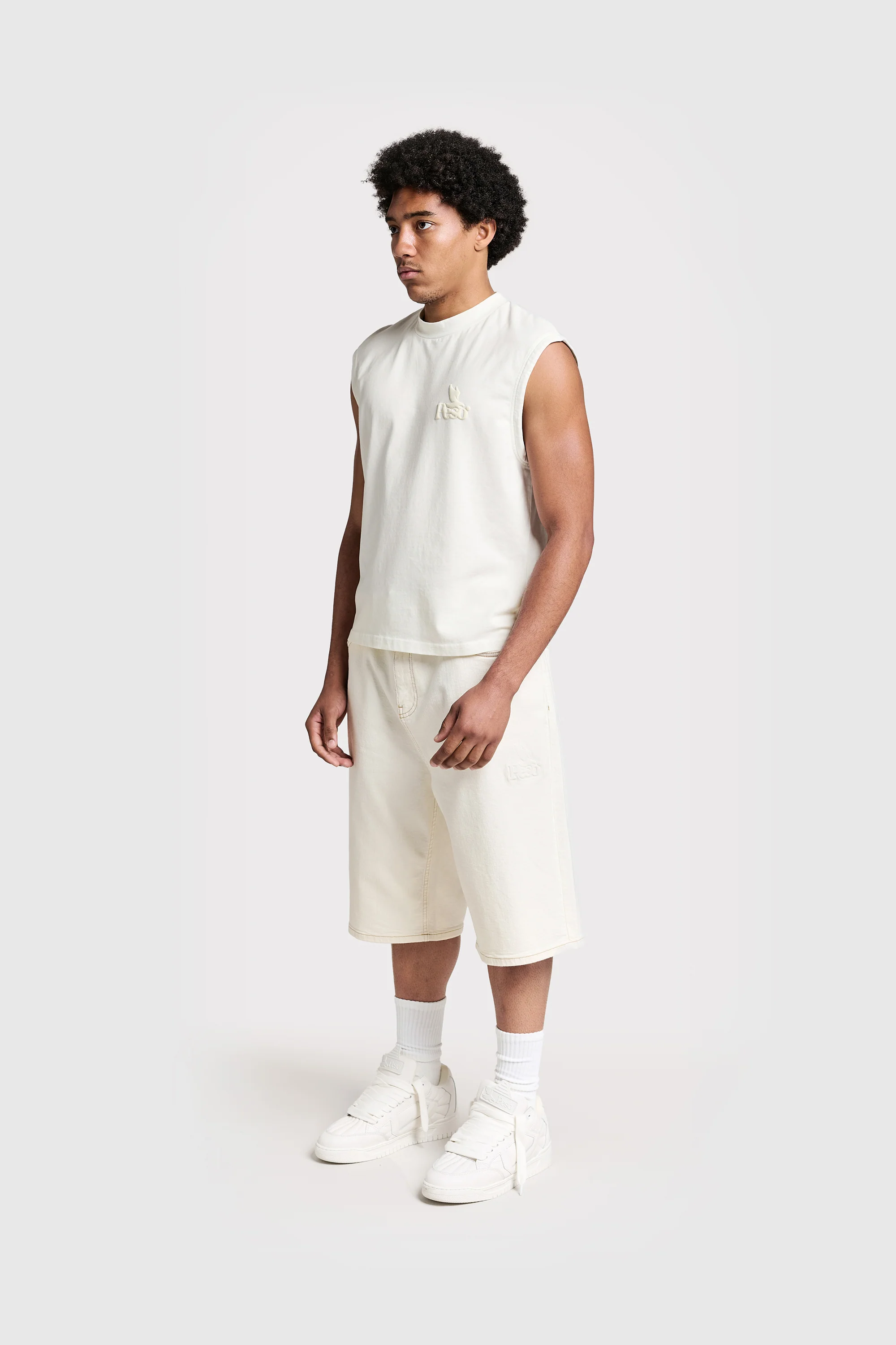 Logo Raws Sleeveless Tee - Image 2