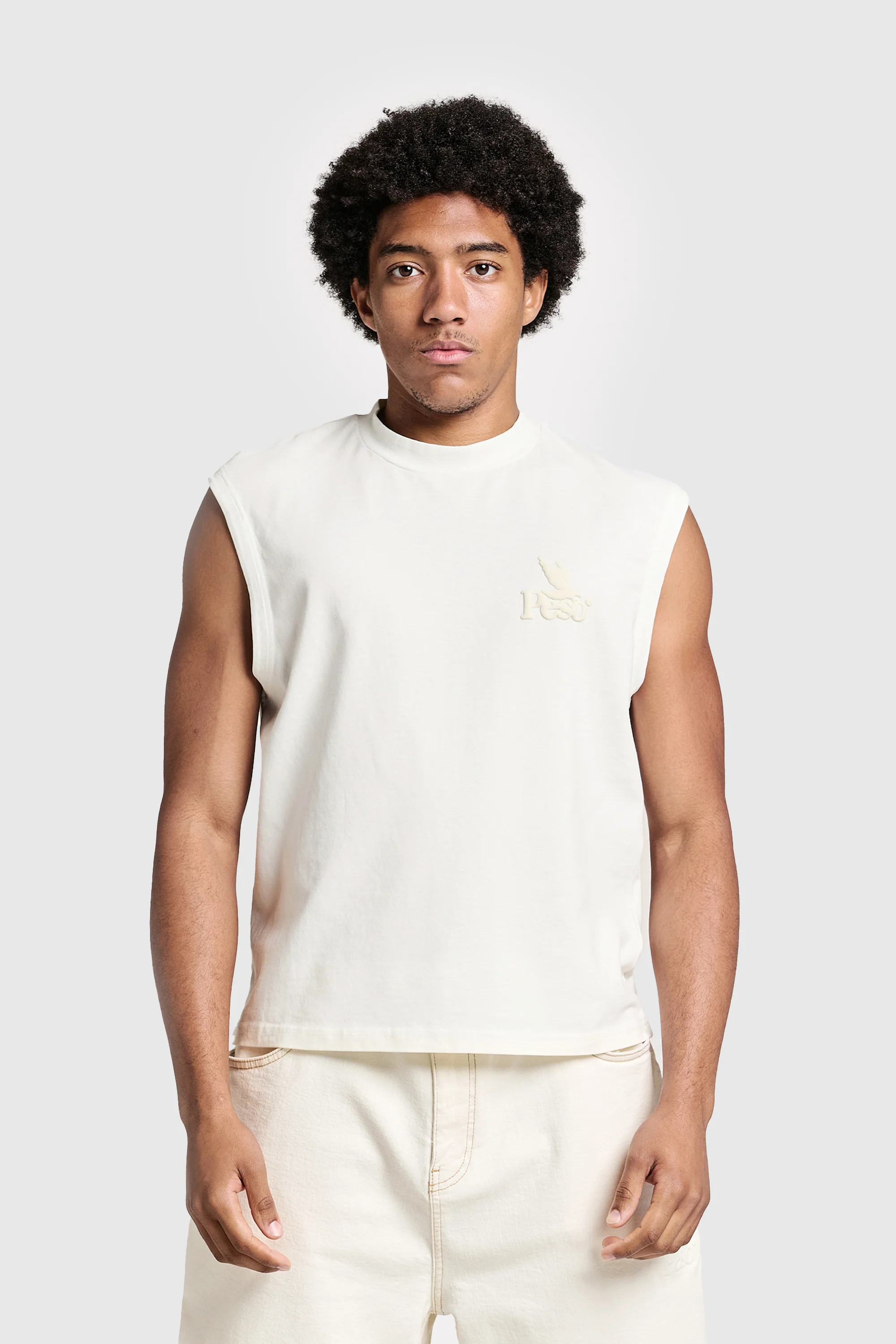 Logo Raws Sleeveless Tee - Image 5